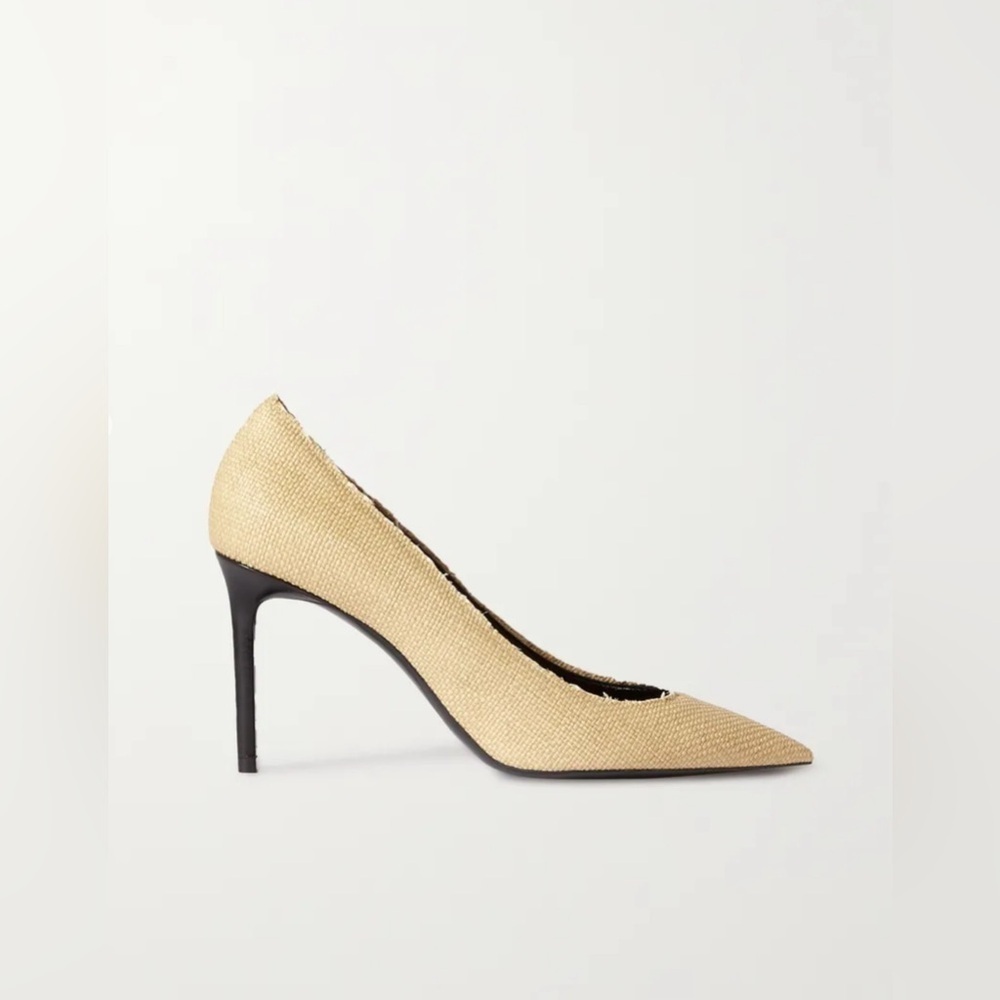 SAINT LAURENT
Anja raffia pumps - Picture 5 of 10